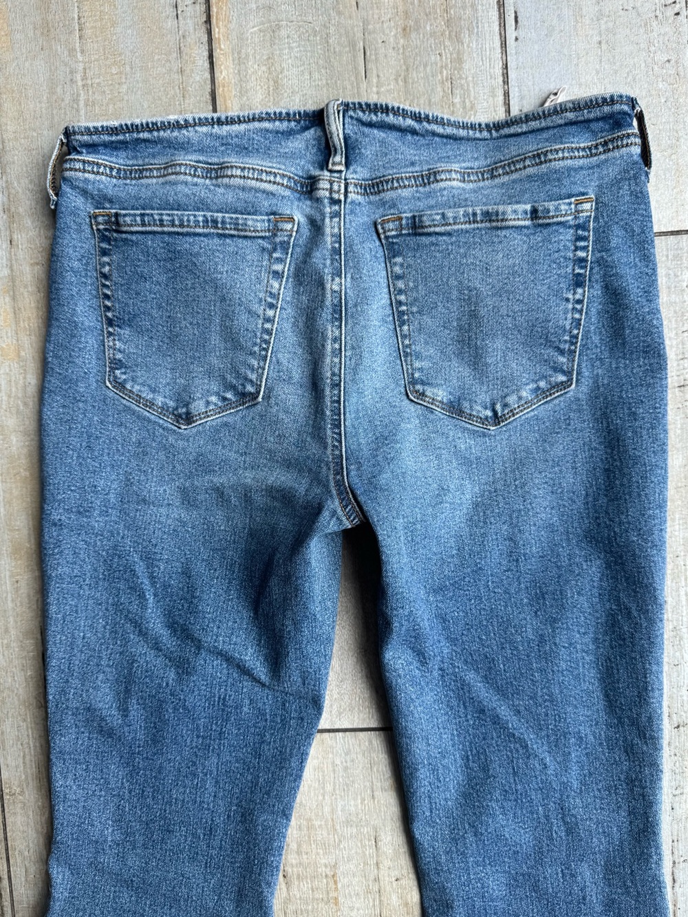 PacSun Low Rise Lace Up Bootcut Jeans Blue Denim Flares Size 28 - Picture 7 of 7